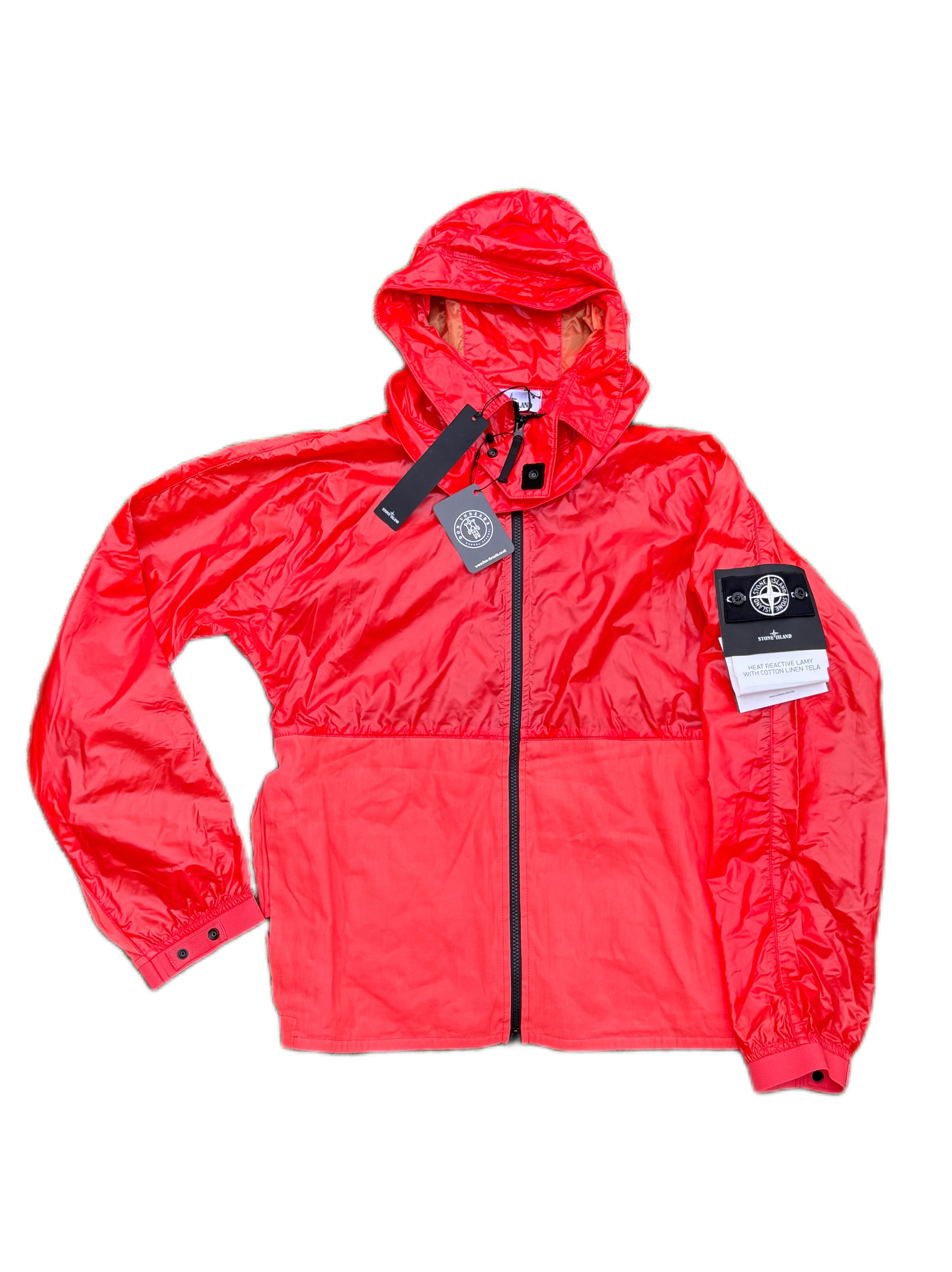 ジャケット・アウター STONE  22ss HEAT REACTIVE LAMY Stone Island SS22: Heat Reactive Lamy with Cotton Linen Tela