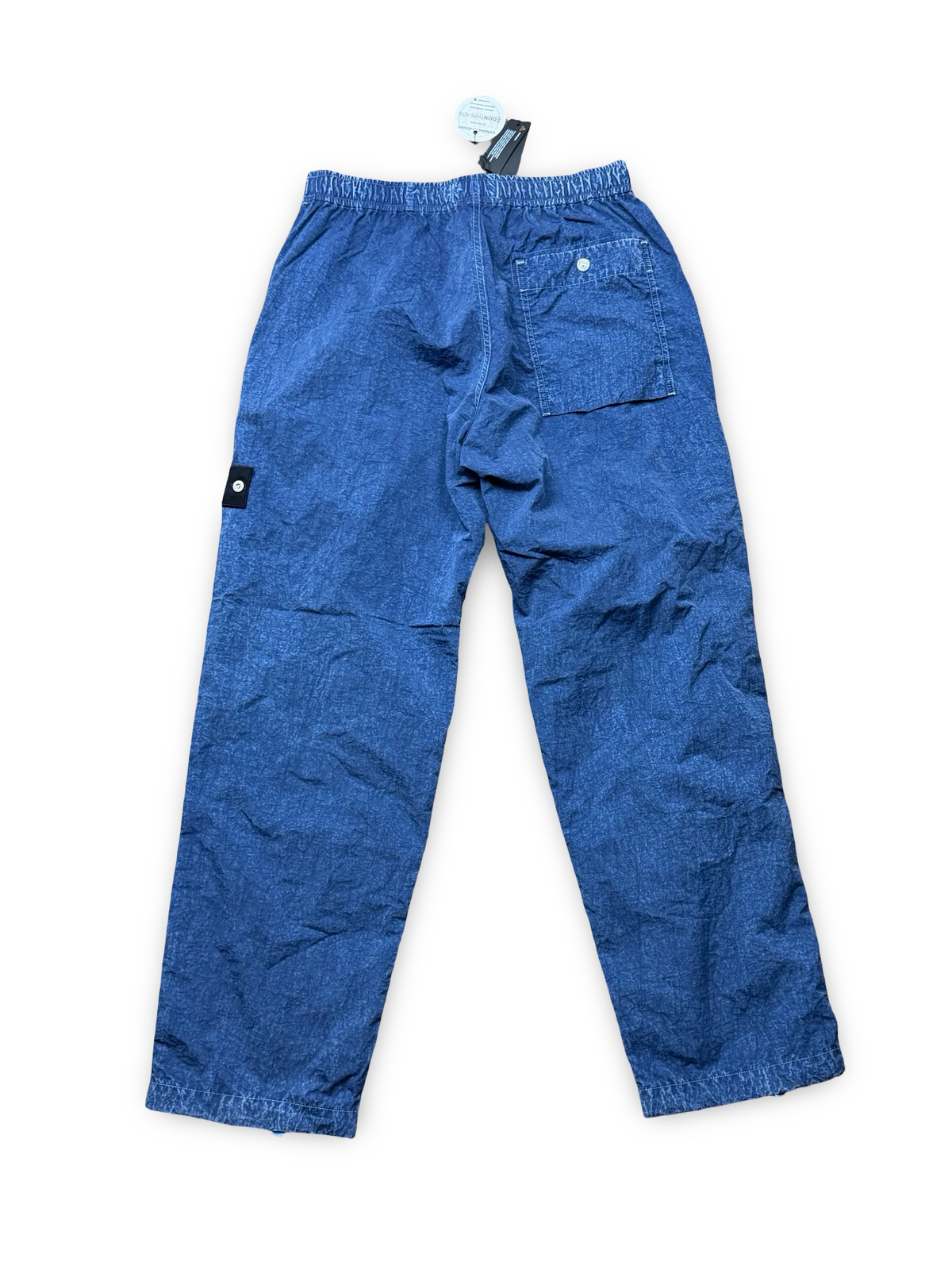 Stone Island Hollow Fibre Nylon Indigo-TC + Corrosion Cargo Trousers