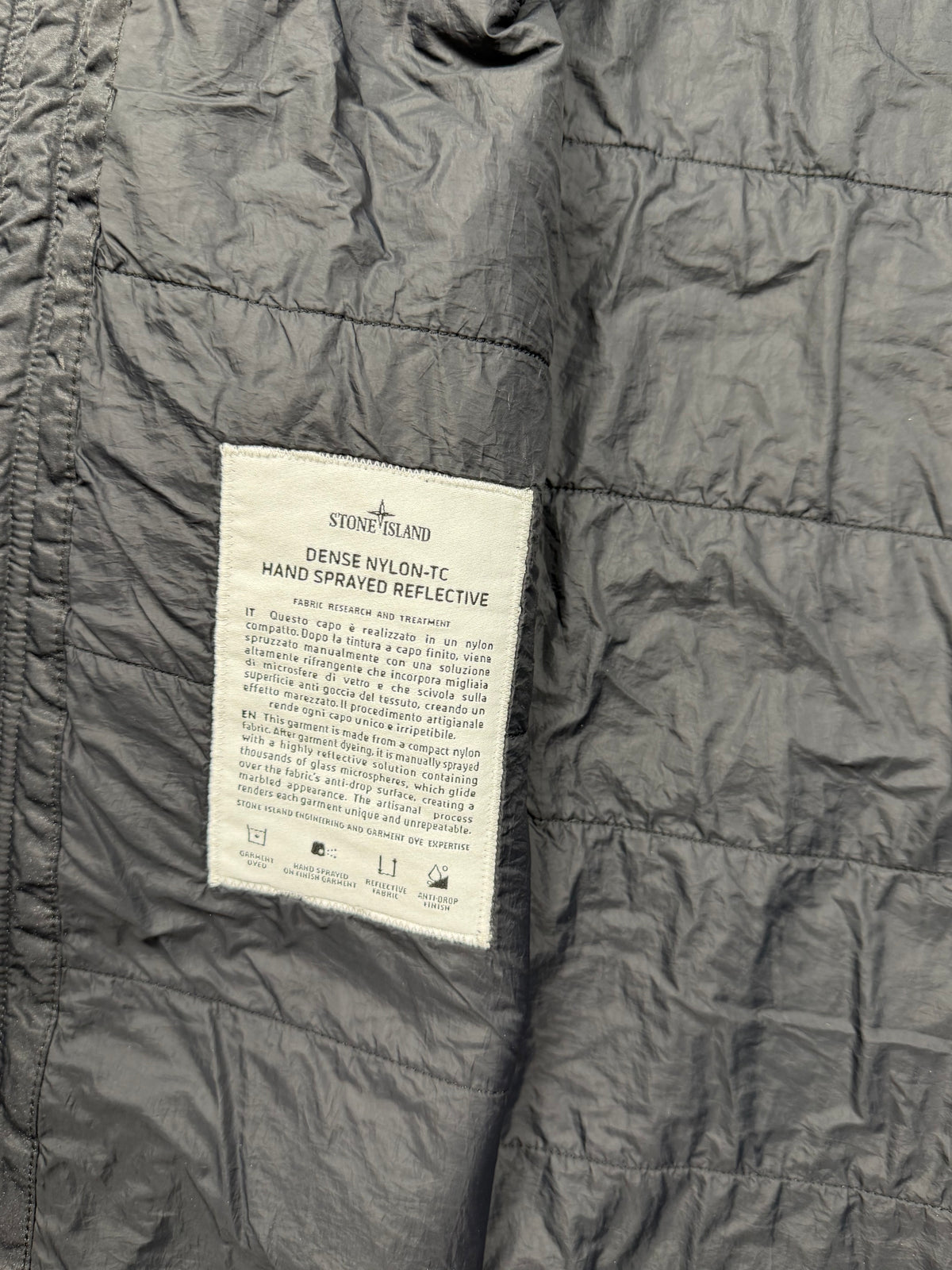 Stone Island Dense Nylon-TC Hand Sprayed Reflective