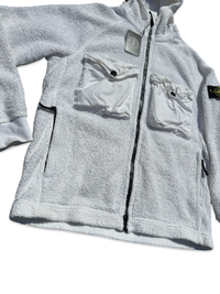 Stone Island Double Pocket Teddy Fleece Zip Up