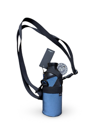 Stone Island Stainless Steel Bottle in Blue nylon metal Pouch