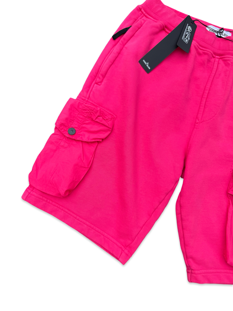 Stone Island Fleece Cargo Shorts