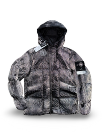 Stone Island Light Nylon Tela Hand Sprayed Reflective