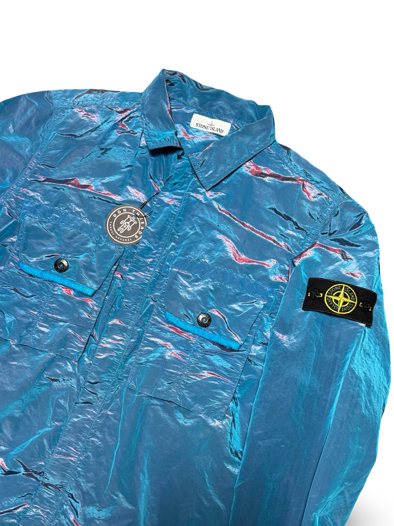 Stone Island Pink/Blue Weft Overshirt