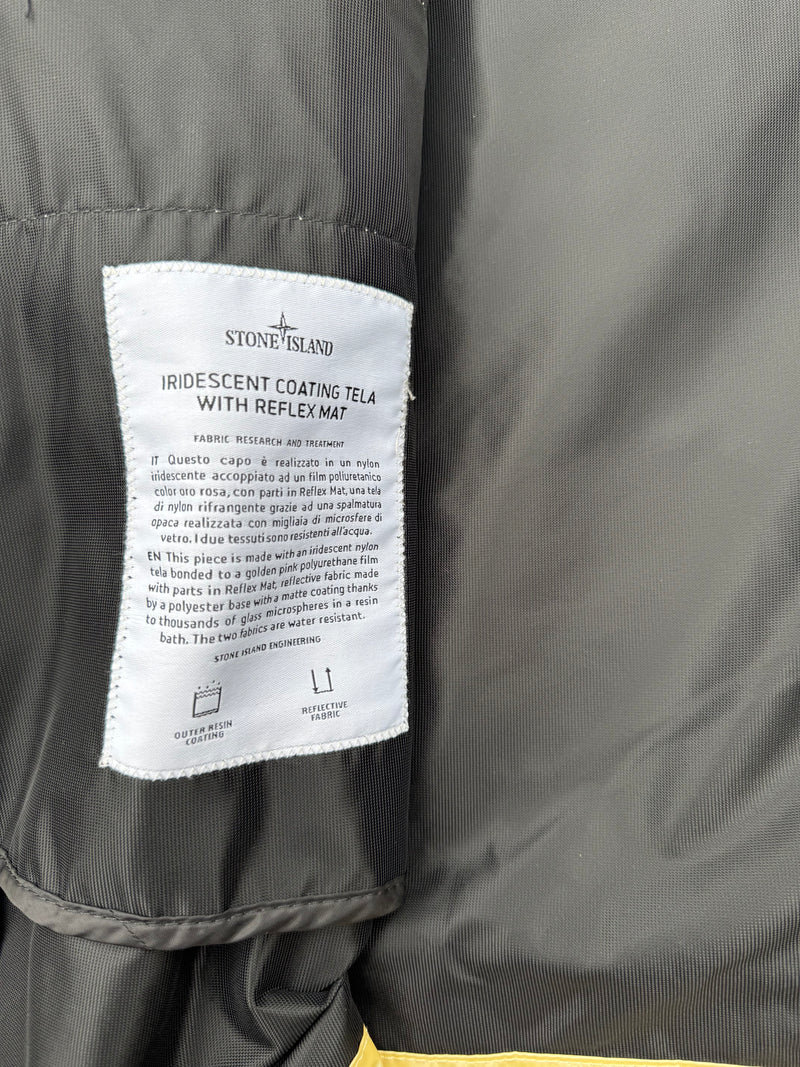 Stone Island Iridescent Coating Tela With Reflex Mat
