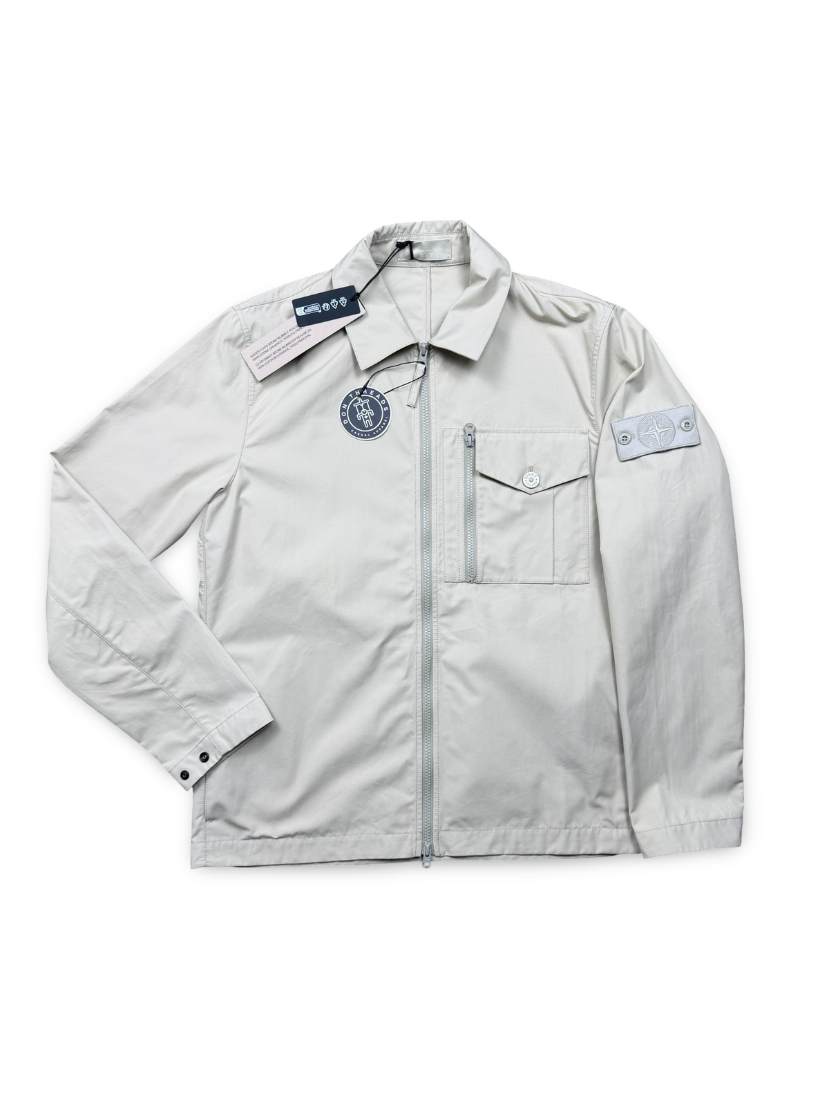 Stone Island Ghost Project Cotton Canvas Overshirt