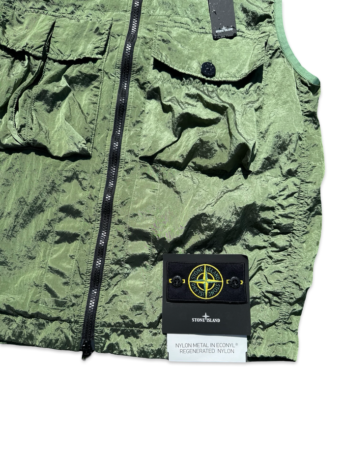 Stone Island Nylon Metal In Econyl Regenerated Nylon Vest