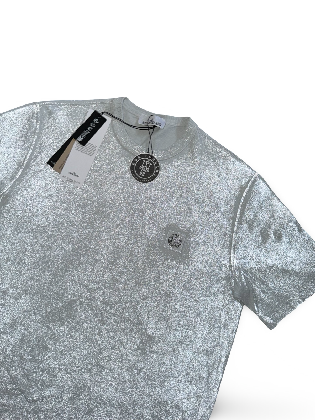 Stone Island Reflective Garment Lamination T-Shirt