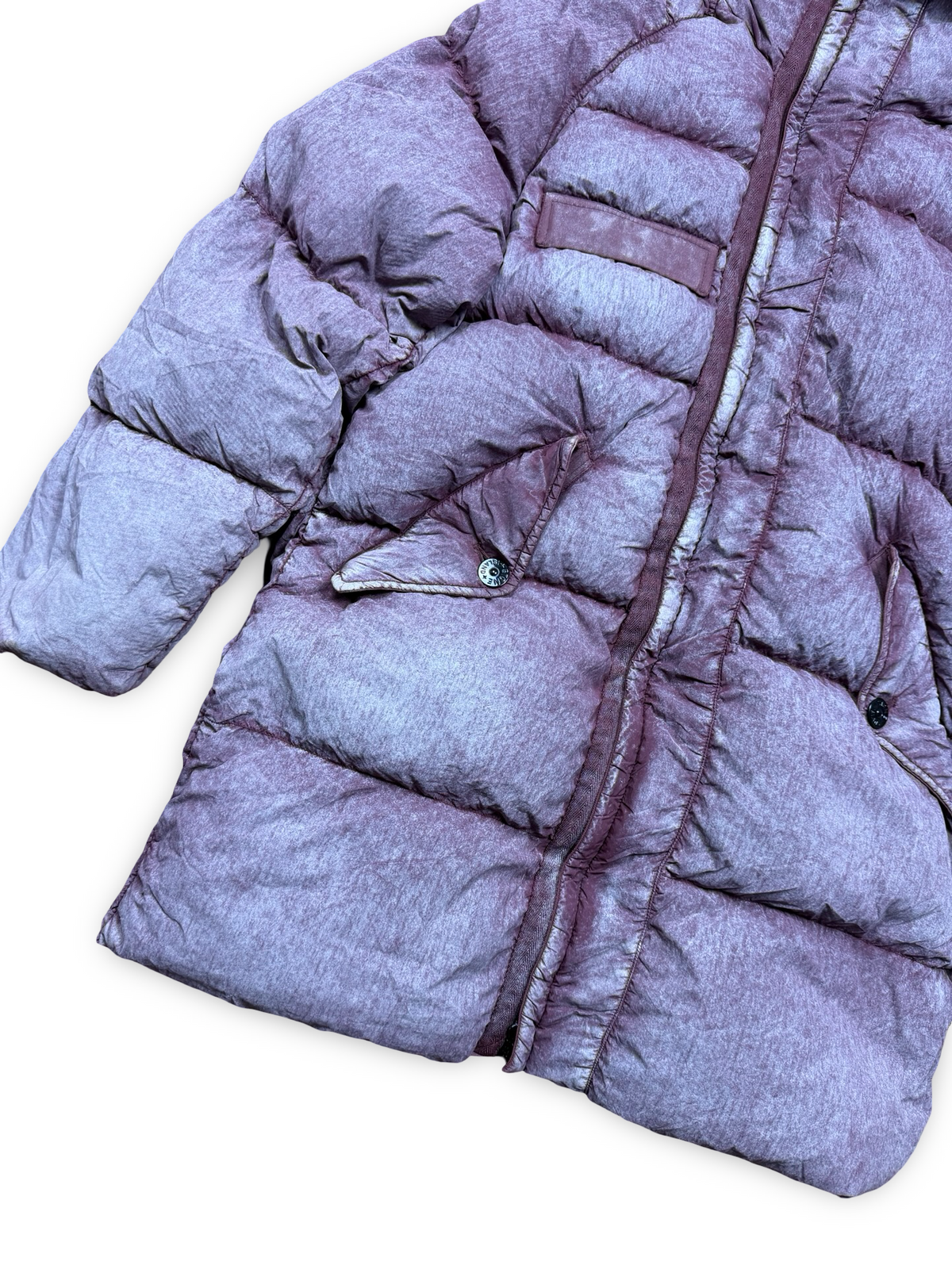 Stone Island Tela Nylon Down With Dust Colour Frost Finish