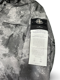 Stone Island Dissolving Grid Camo Mesh On Reflective Econyl Regenerated Nylon
