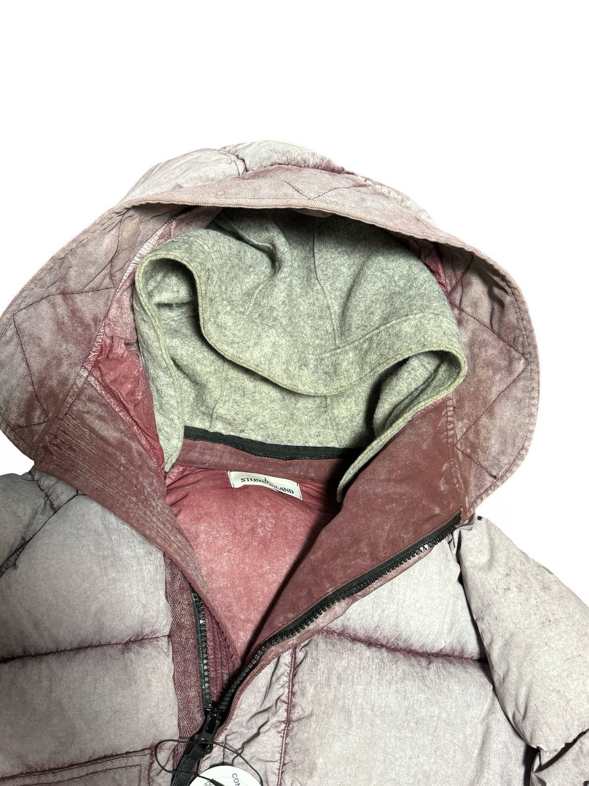 Stone Island Tela Nylon Down With Dust Colour Frost Finish