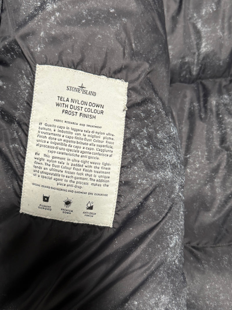 Stone Island Tela Nylon Down With Dust Colour Frost Finish