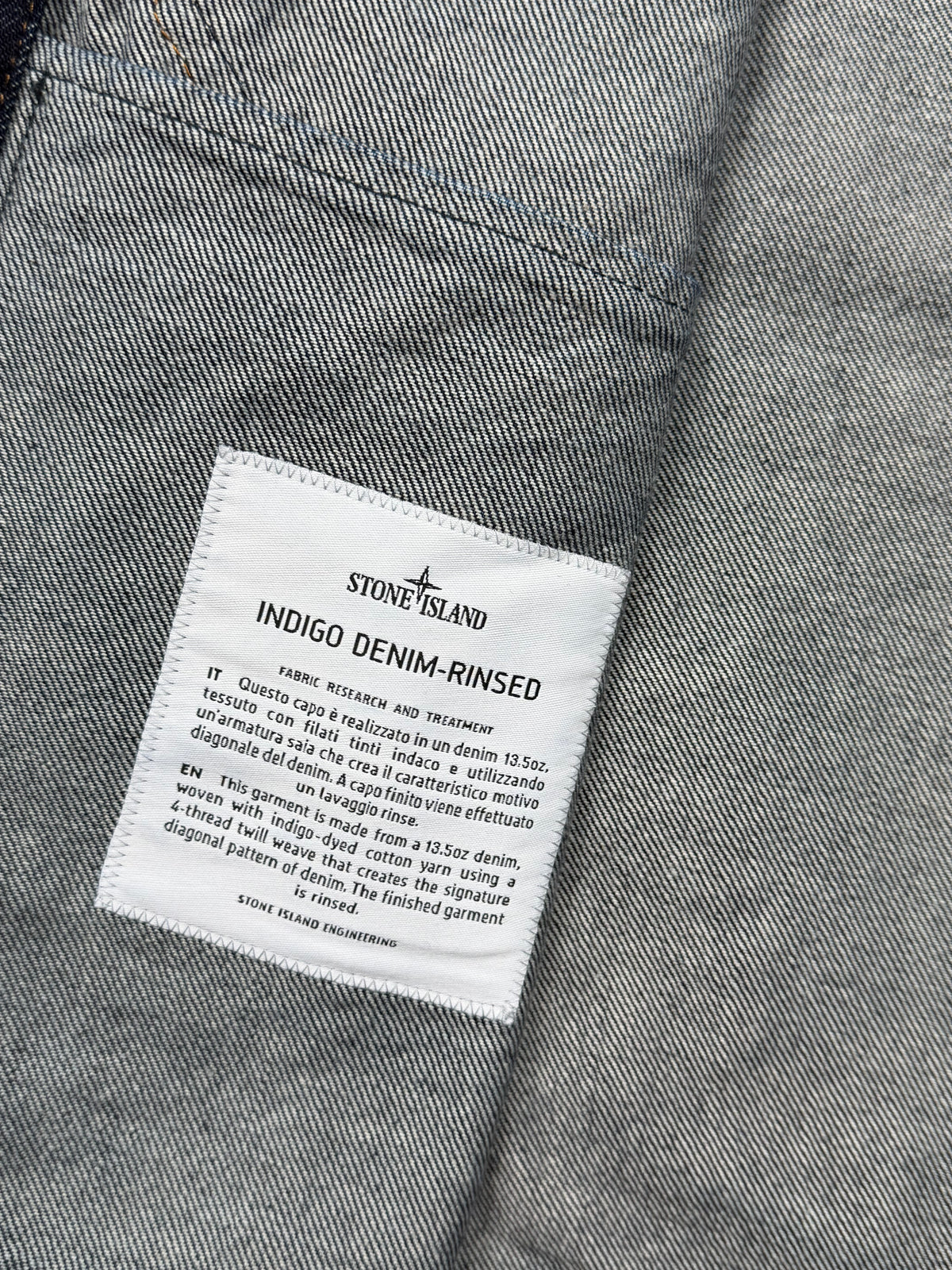 Stone Island Indigo Denim-Rinsed