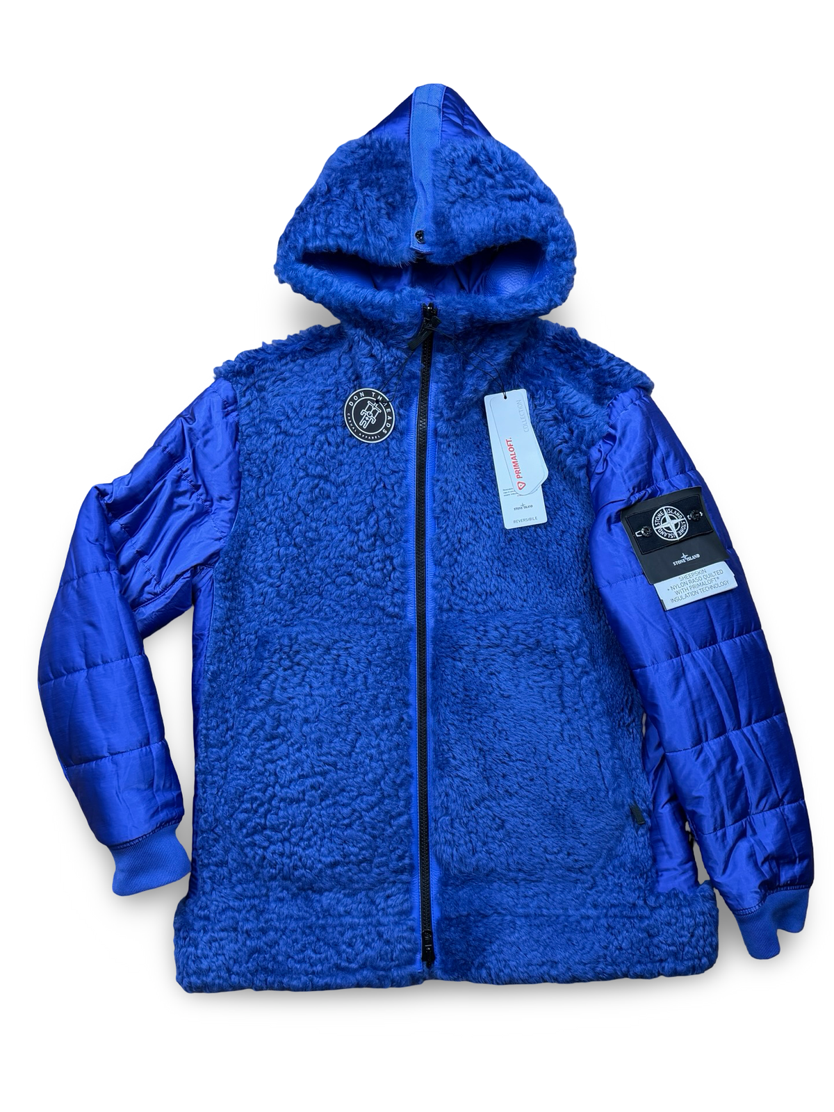 Stone Island Sheepskin + Nylon Raso Quilted With Primaloft Insulation Technology