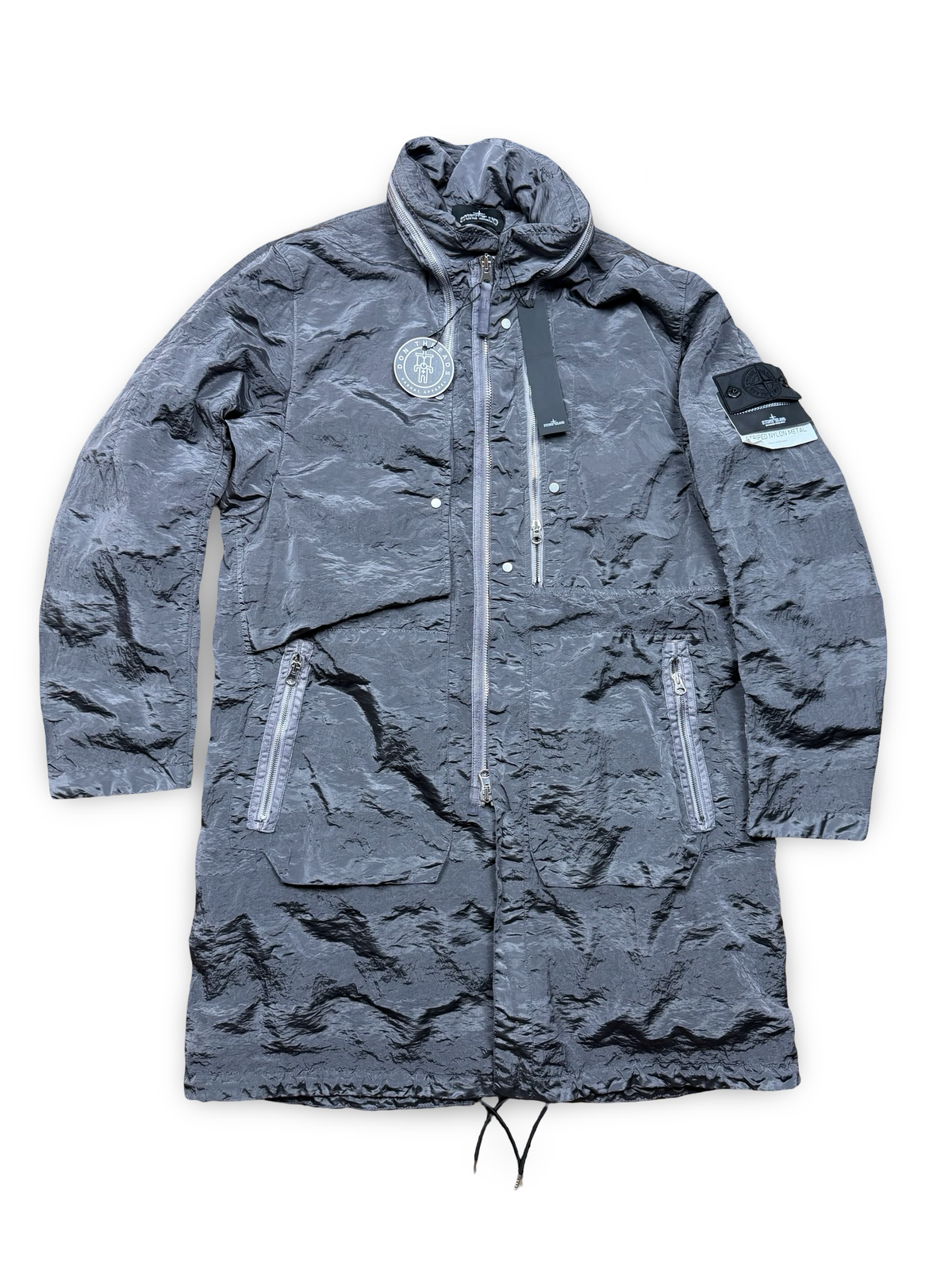 Stone Island Stripped Nylon Metal Parka