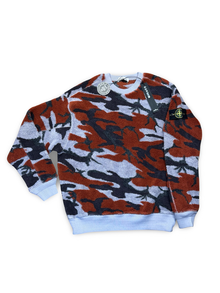 Stone Island Heritage Camo Fleece Crewneck