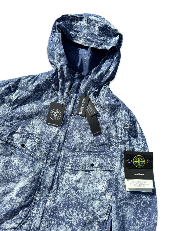 Stone Island White Pigment On Tela Parachute Stretch-TC