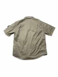 Stone Island Cotton Canvas Short Sleeve Overshirt
