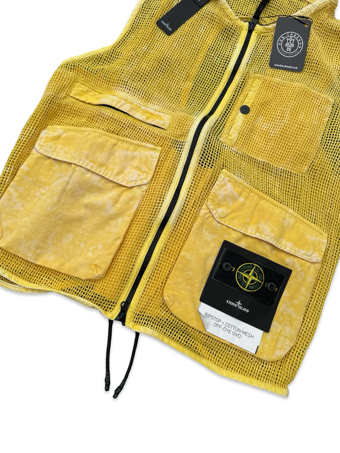 Stone Island Ripstop + Cotton Mesh Off-Dye OVD