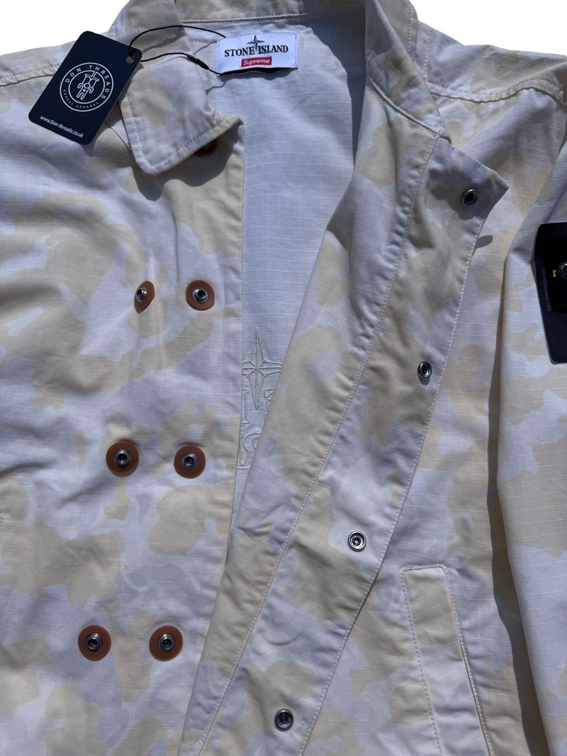 Stone Island x Supreme Cotton Ripstop Ice Jacket Camouflage