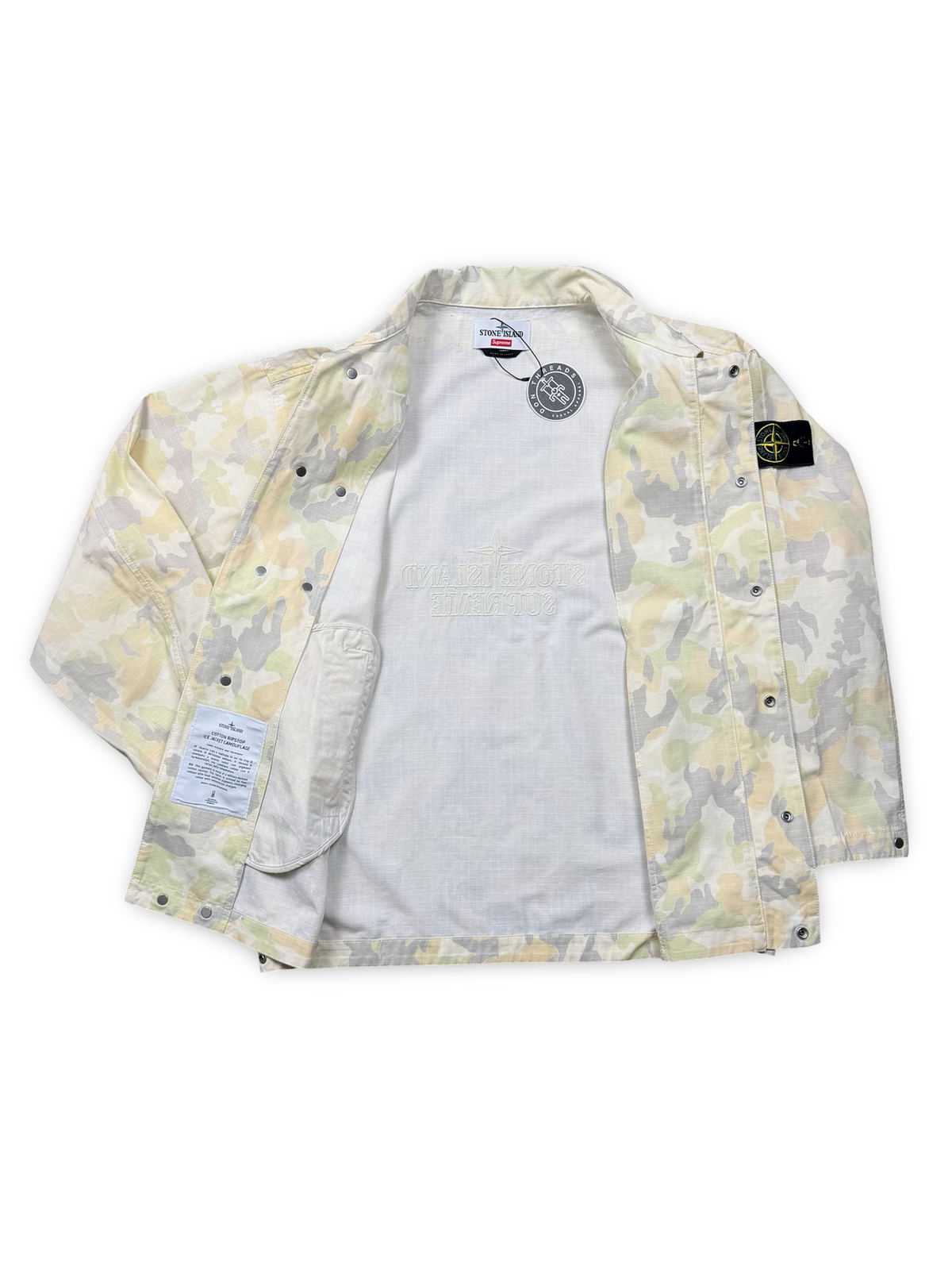 Stone Island x Supreme Cotton Ripstop Ice Jacket Camouflage