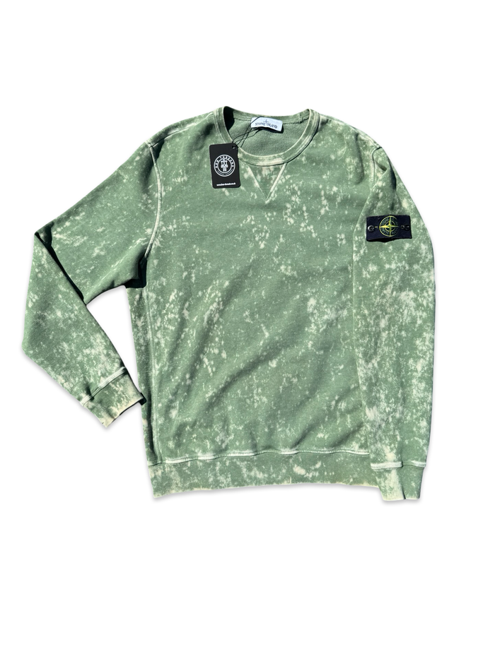 Stone Island OVD Acid Wash Crewneck