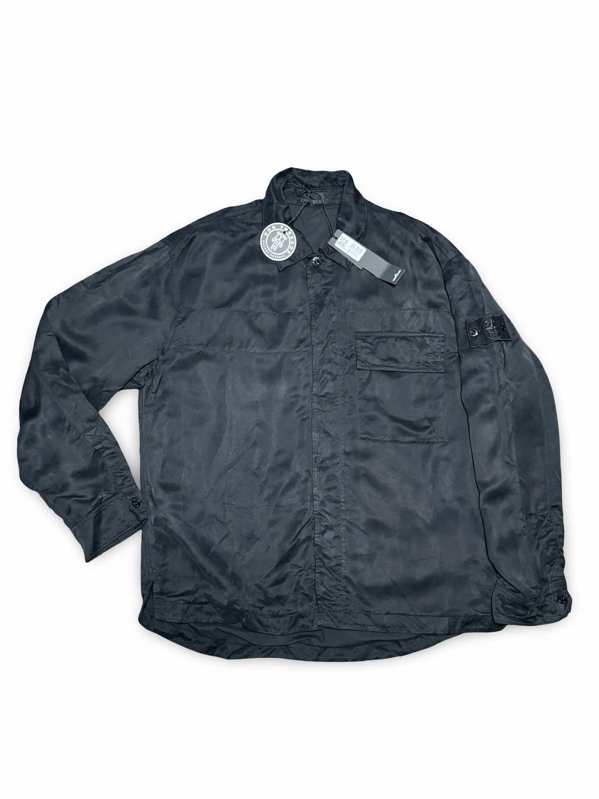 Stone Island Cupro Cotton Ghost Project Overshirt