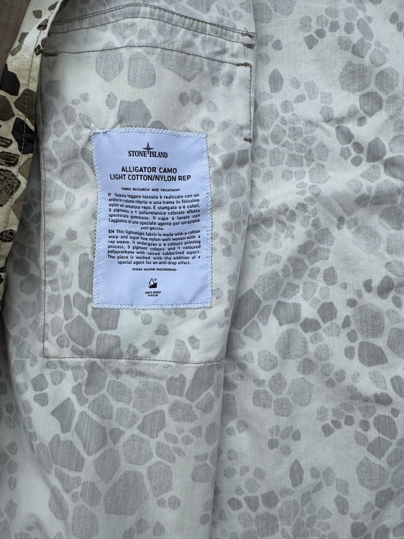 Stone Island Alligator Camo Parka