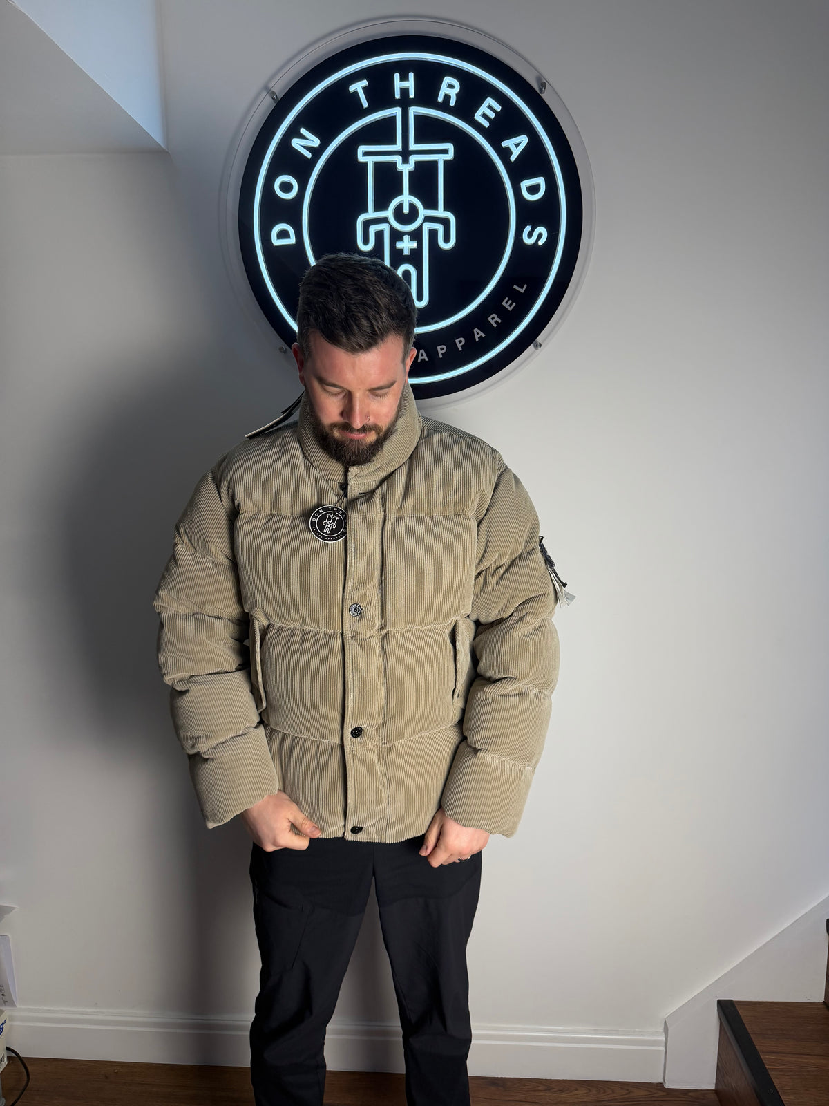 🎟️RAFFLE🎟️ Stone Island Corduroy 800 Down With Dust Colour Frost Finish