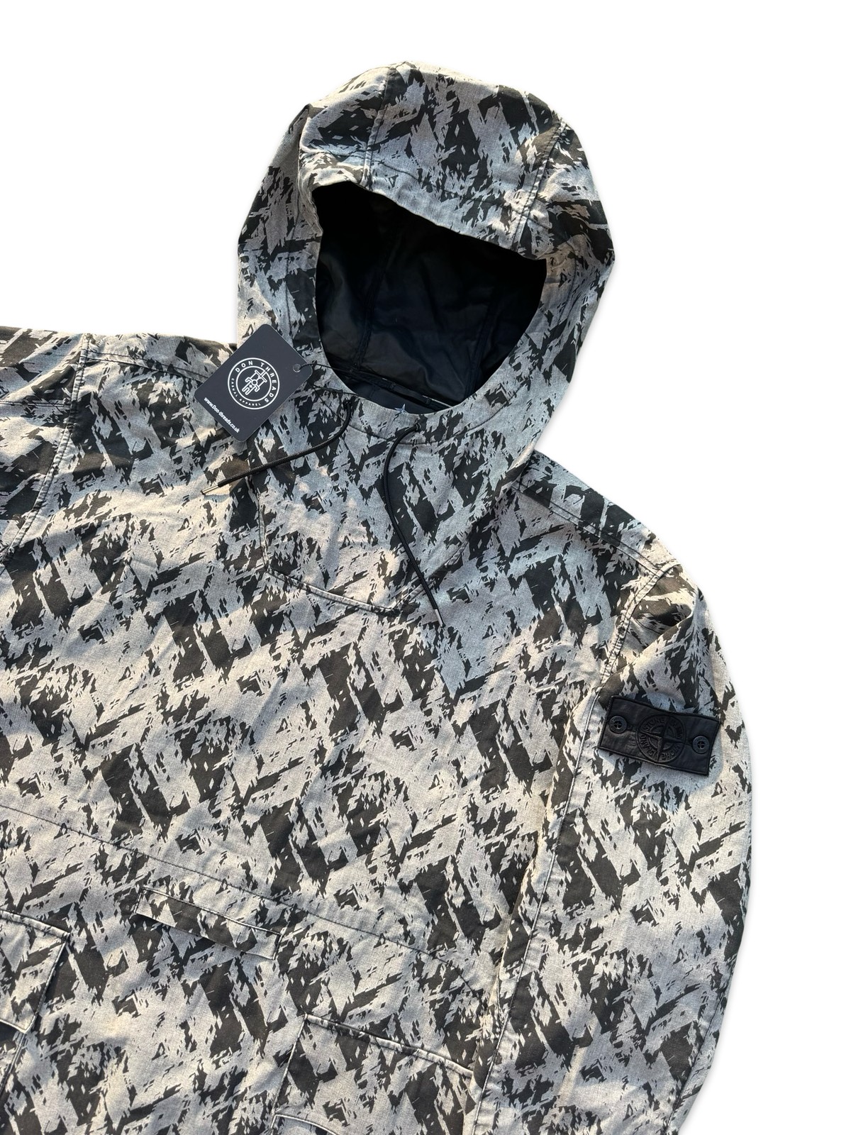 Stone Island Shadow Project Discharge Cotton Smock