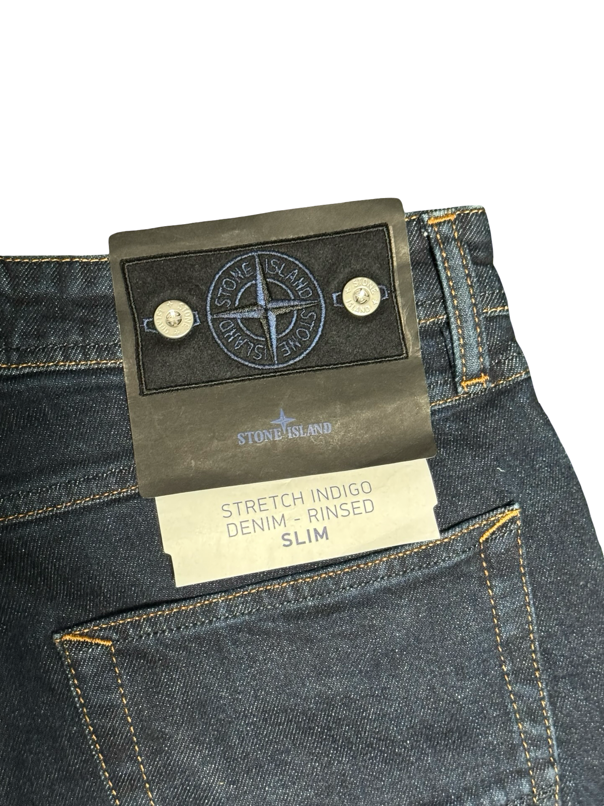 Stone Island Stretch Indigo Denim - Rinsed Jeans Type Slim