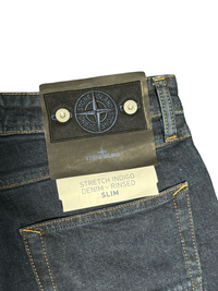 Stone Island Stretch Indigo Denim - Rinsed Jeans Type Slim