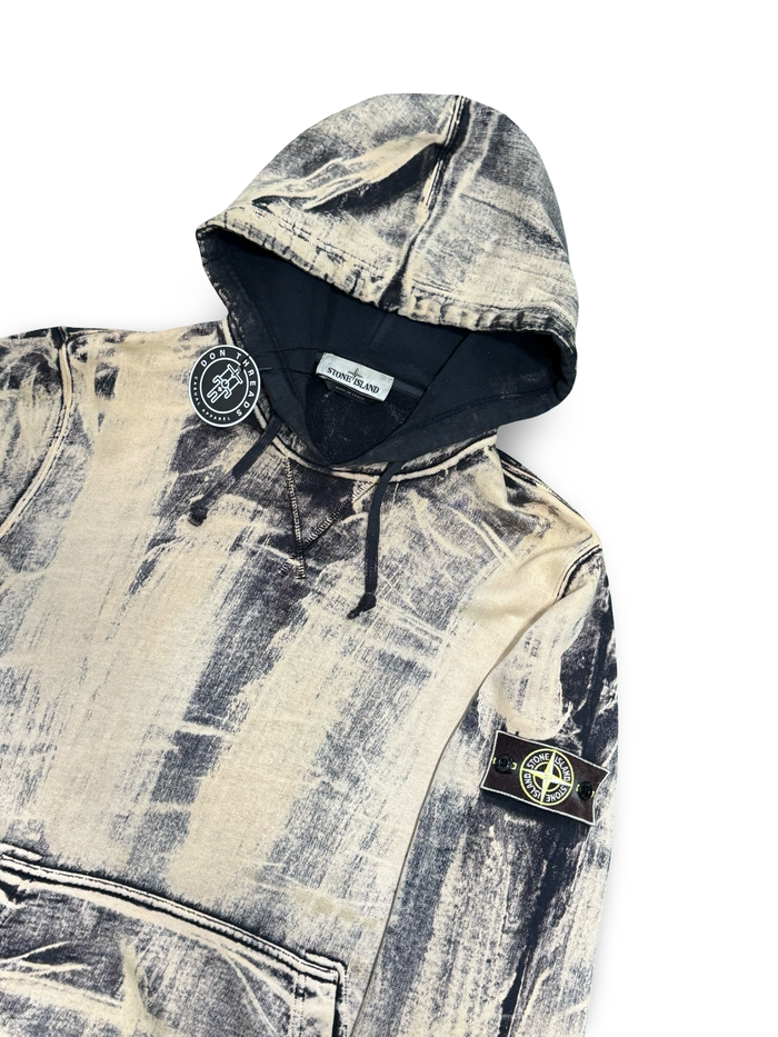Stone Island Hand Corrosion Pullover Hoodie