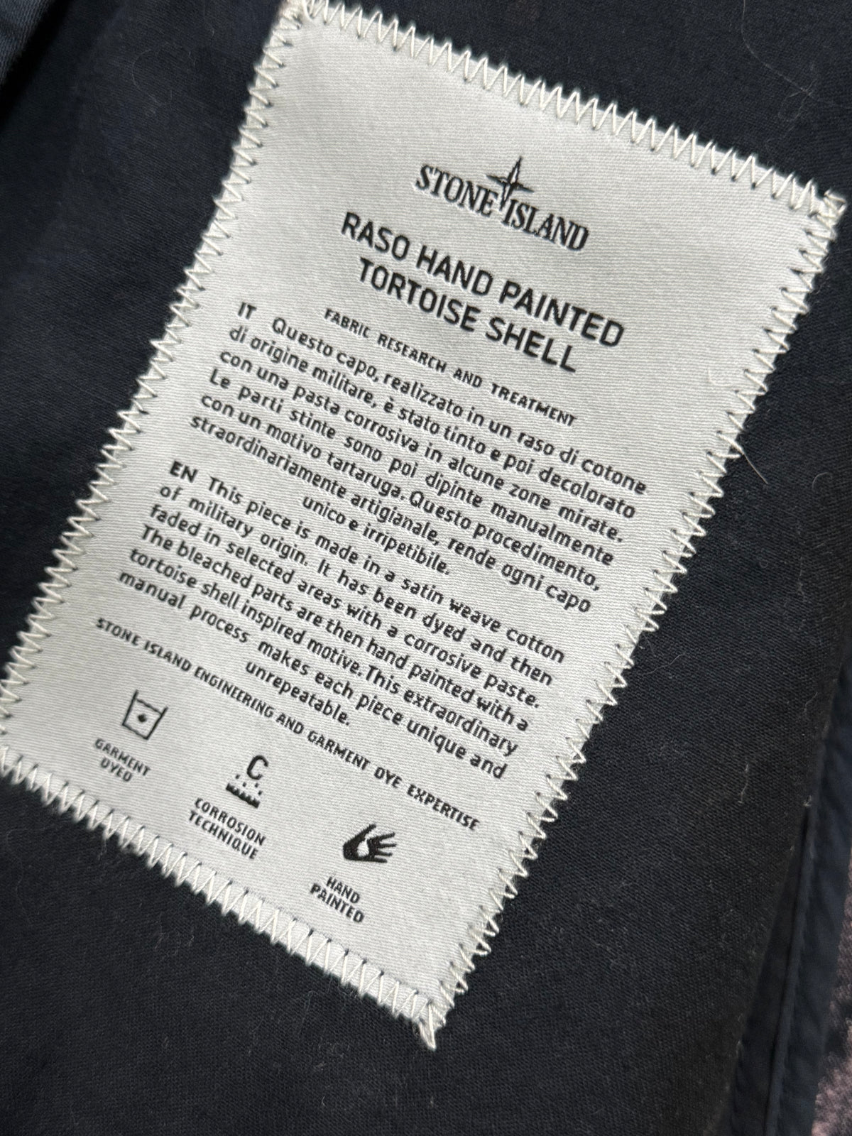 Stone Island Raso Hand Painted Tortoise Shell