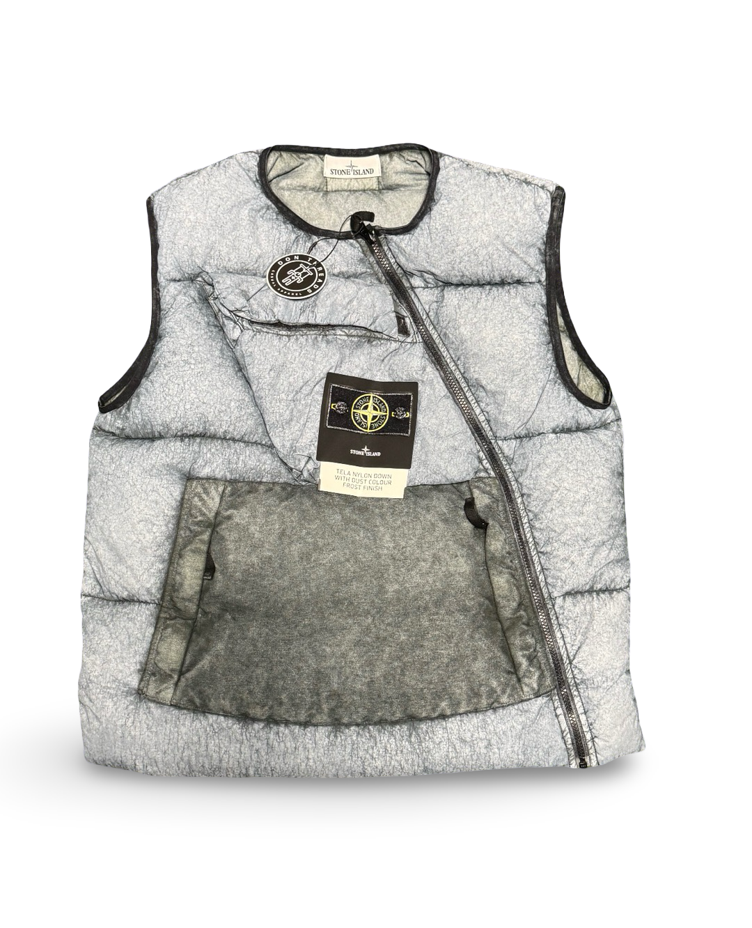 Stone Island Tela Nylon Down With Dust Colour Frost Finish