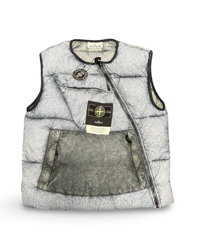 Stone Island Tela Nylon Down With Dust Colour Frost Finish