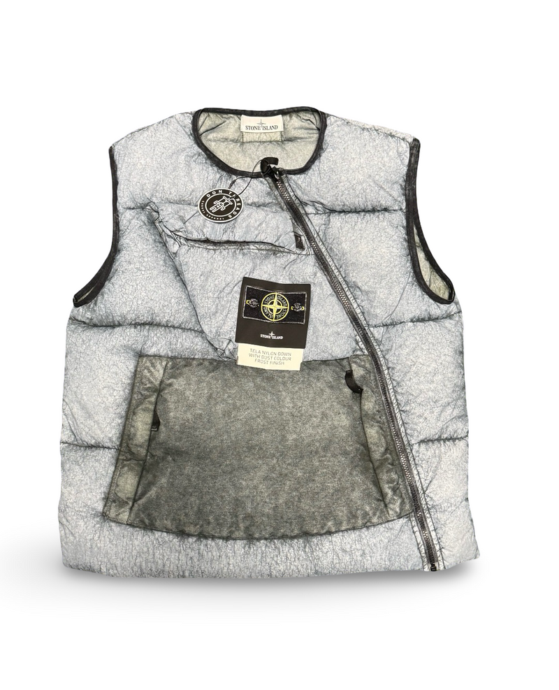 Stone Island Tela Nylon Down With Dust Colour Frost Finish