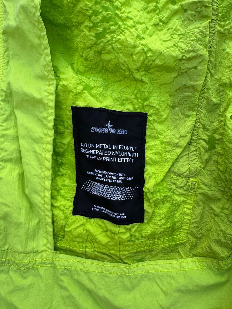 Stone Island Shadow Project Nylon Metal In Econyl Regenerated Nylon With Waffle Print Effect