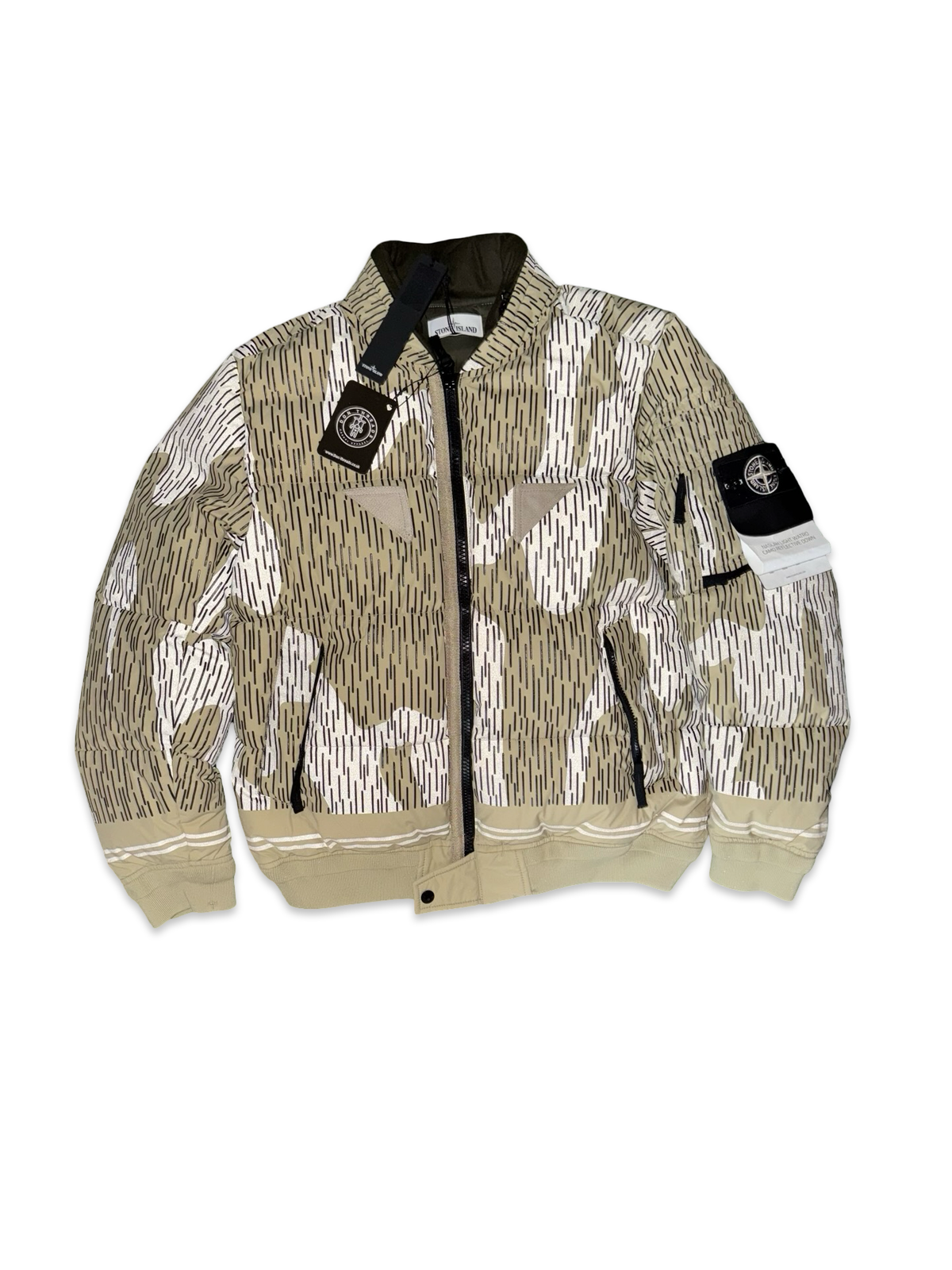 Stone Island Naslan Light Watro Camo Reflective Down
