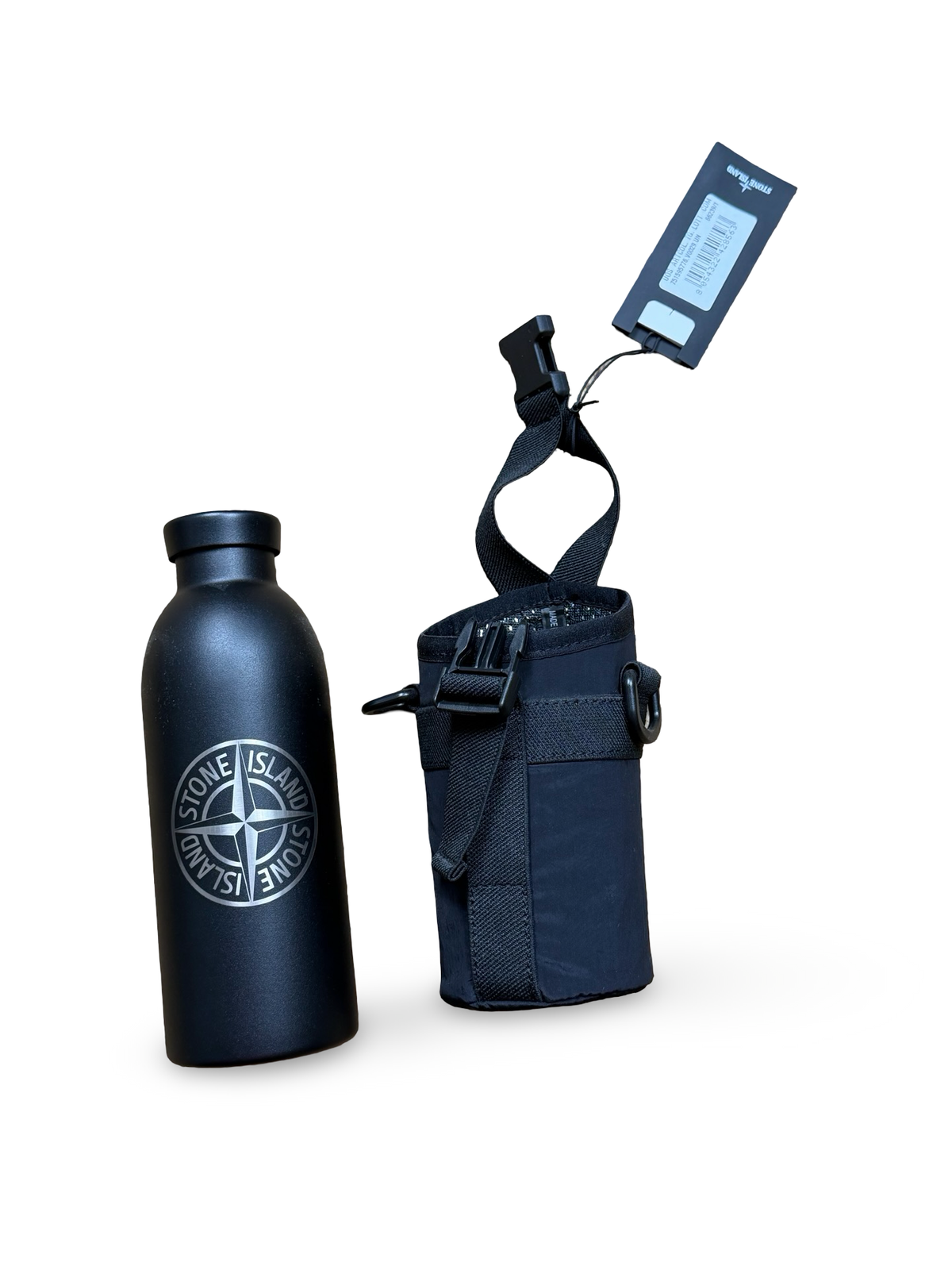 Stone Island Stainless Steel Bottle in nylon metal Pouch