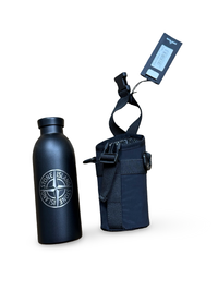 Stone Island Stainless Steel Bottle in nylon metal Pouch