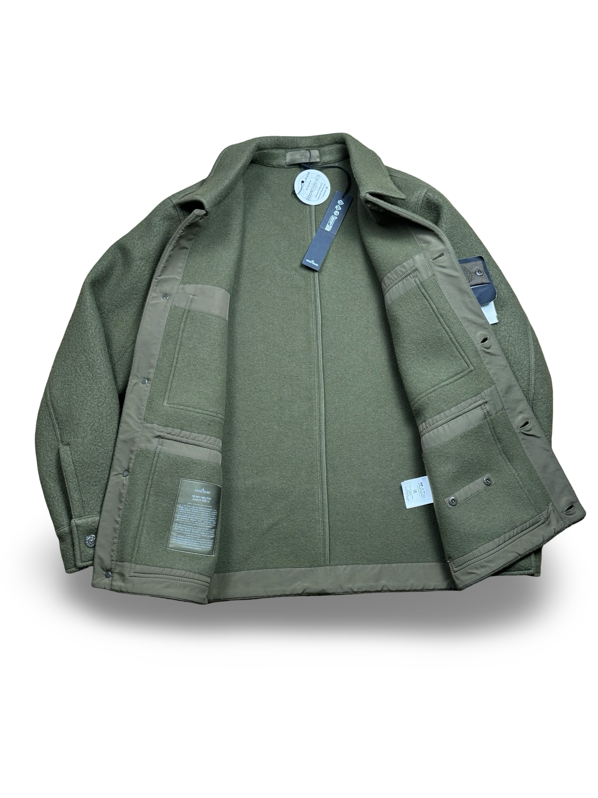 Stone Island Heavy Melton Ghost Piece