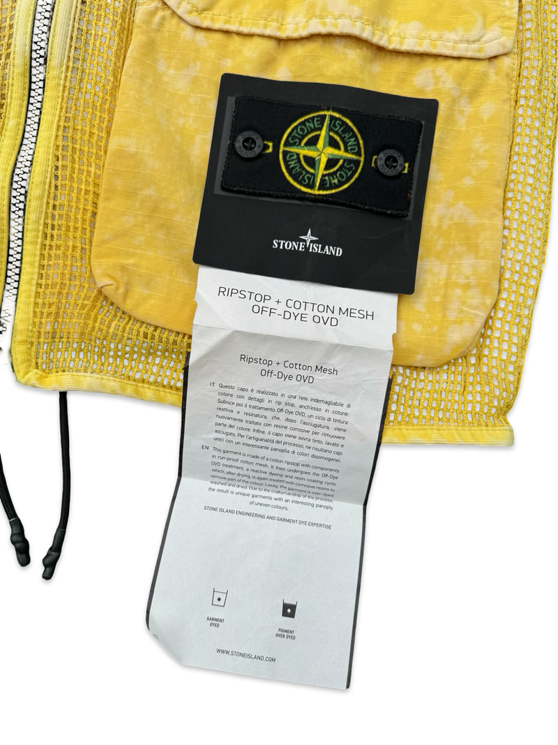 Stone Island Ripstop + Cotton Mesh Off-Dye OVD