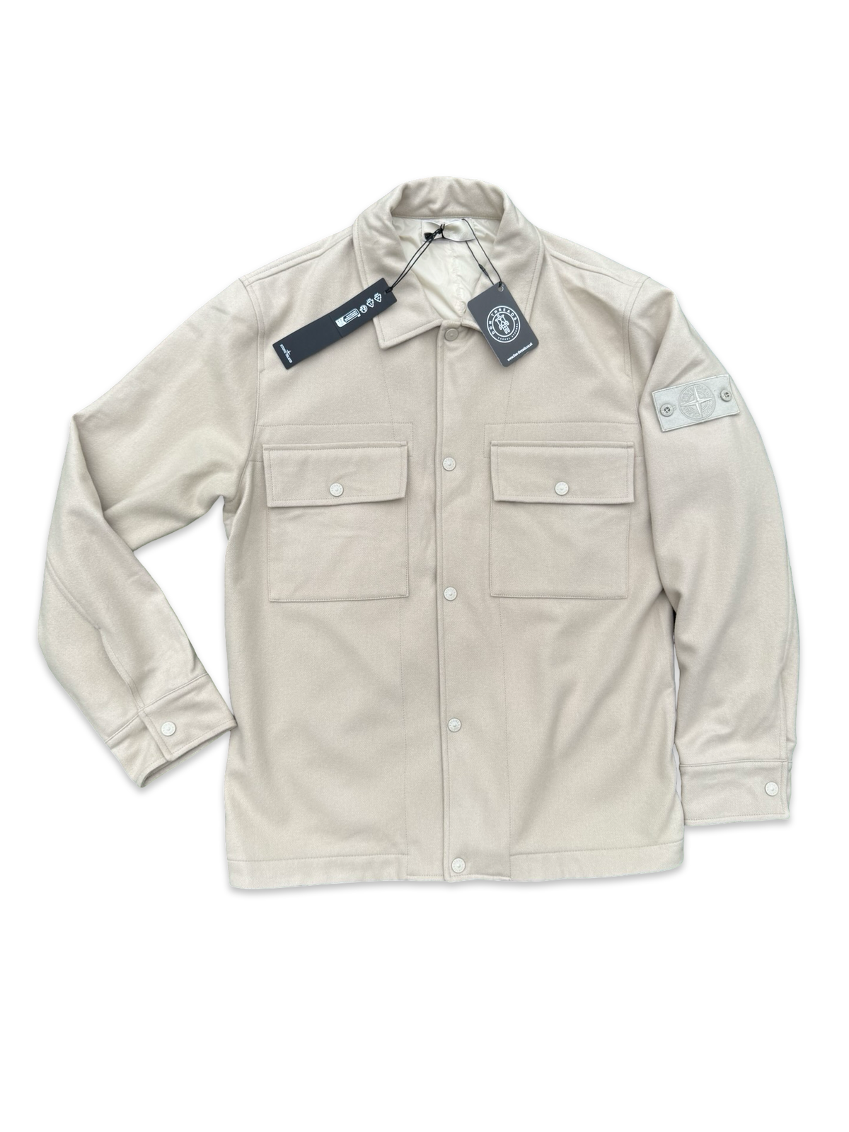 Stone Island Wool Ghost Project Overshirt
