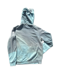 Stone Island 2 Tone Pullover Hoodie blue