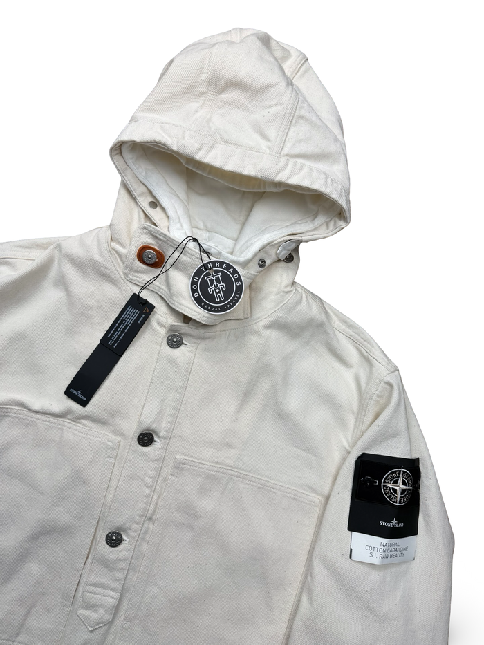 Stone Island Natural Cotton Gabardine S.I. Raw Beauty