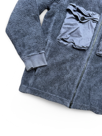 Stone Island Double Pocket Teddy Fleece Zip Up