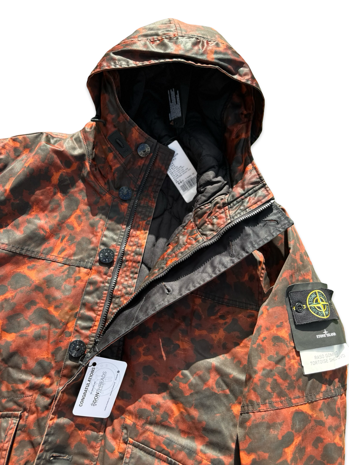 Stone Island Raso Gommato Tortoise OVD