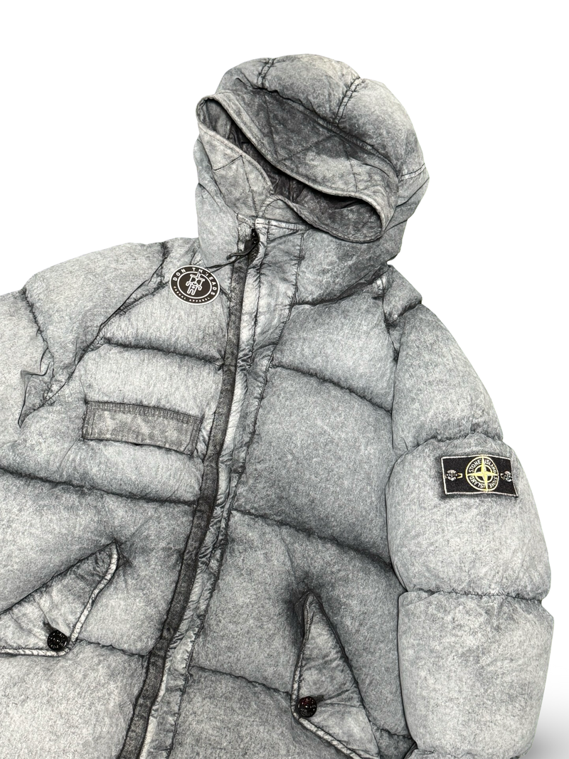 Stone Island Tela Nylon Down With Dust Colour Frost Finish