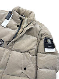 Stone Island Corduroy 800 Down With Dust Colour Frost Finish